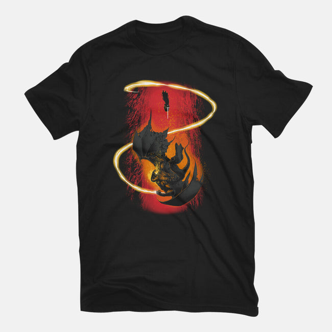 Wizard Vs Demon-Mens-Basic-Tee-Art_Of_One