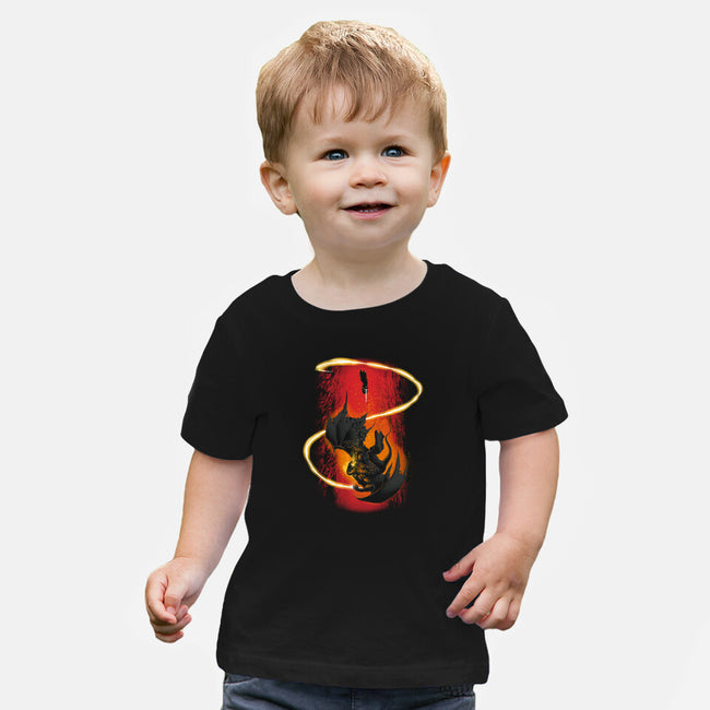 Wizard Vs Demon-Baby-Basic-Tee-Art_Of_One