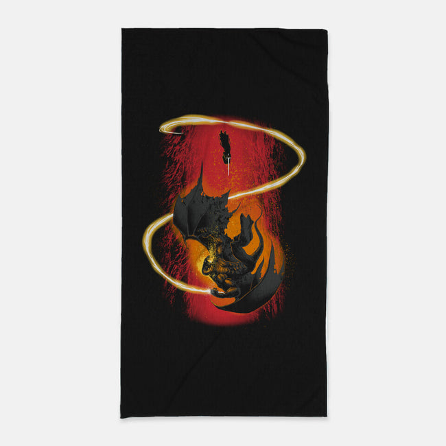 Wizard Vs Demon-None-Beach-Towel-Art_Of_One