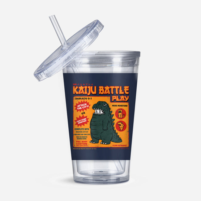 Kaiju Battle Player-None-Acrylic Tumbler-Drinkware-pigboom