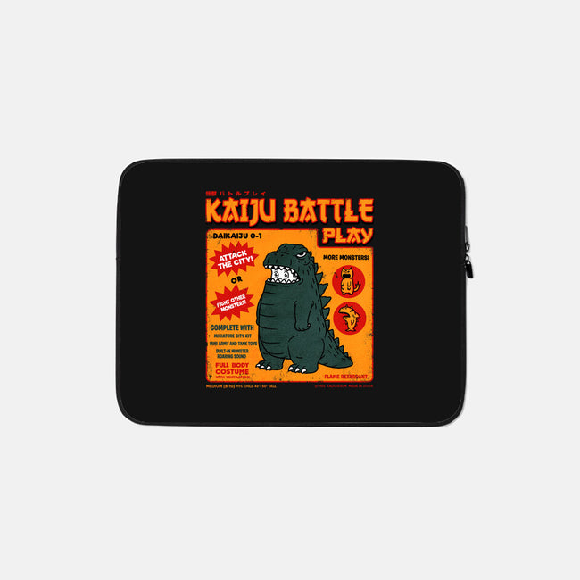 Kaiju Battle Player-None-Zippered-Laptop Sleeve-pigboom