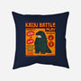 Kaiju Battle Player-None-Removable Cover-Throw Pillow-pigboom