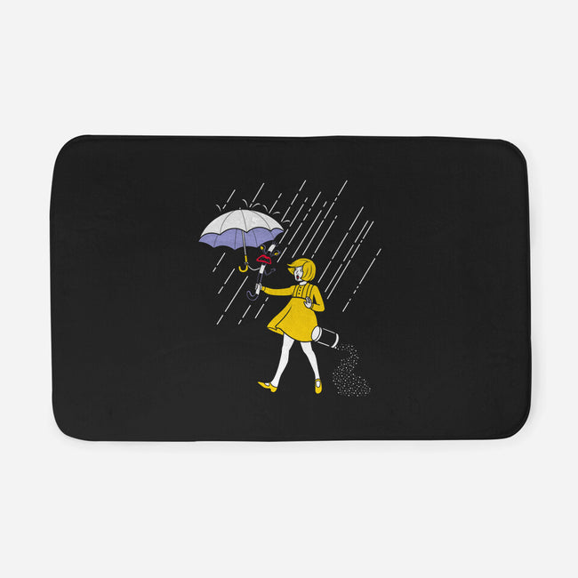 Salt Scared Girl-None-Memory Foam-Bath Mat-Raffiti