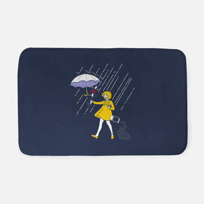 Salt Scared Girl-None-Memory Foam-Bath Mat-Raffiti