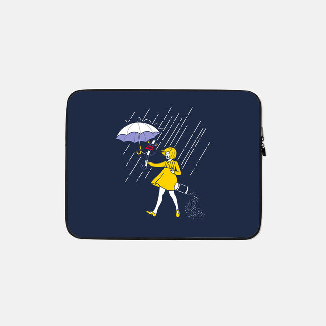 Salt Scared Girl-None-Zippered-Laptop Sleeve-Raffiti