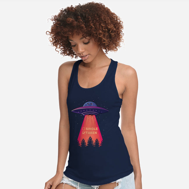 UFO Taken-Womens-Racerback-Tank-danielmorris1993