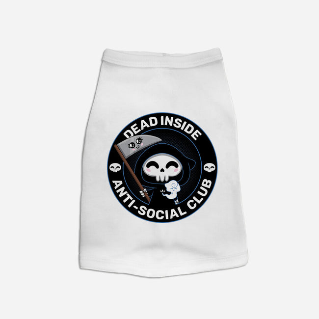 Dead Inside Anti-Social Club-Cat-Basic-Pet Tank-danielmorris1993