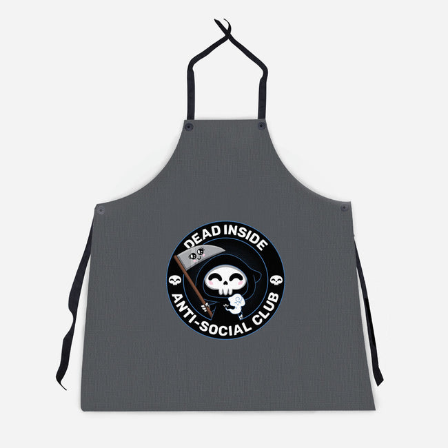 Dead Inside Anti-Social Club-Unisex-Kitchen-Apron-danielmorris1993