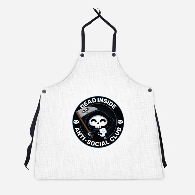 Dead Inside Anti-Social Club-Unisex-Kitchen-Apron-danielmorris1993