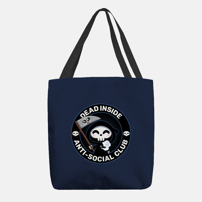 Dead Inside Anti-Social Club-None-Basic Tote-Bag-danielmorris1993