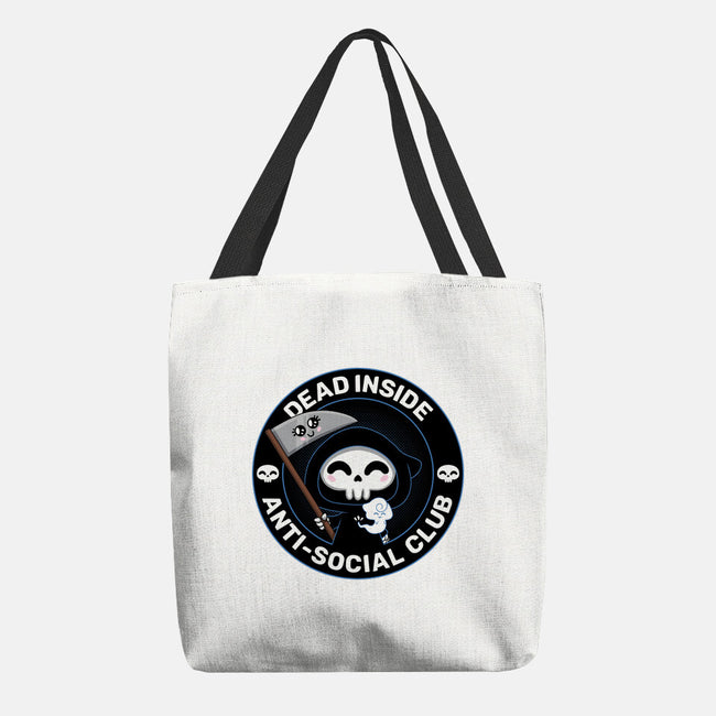 Dead Inside Anti-Social Club-None-Basic Tote-Bag-danielmorris1993