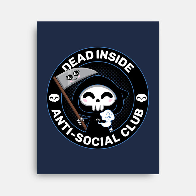 Dead Inside Anti-Social Club-None-Stretched-Canvas-danielmorris1993