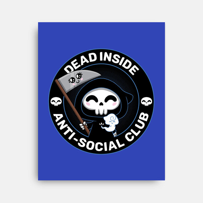 Dead Inside Anti-Social Club-None-Stretched-Canvas-danielmorris1993