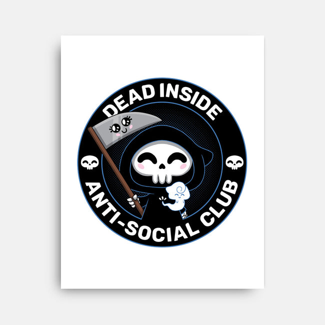 Dead Inside Anti-Social Club-None-Stretched-Canvas-danielmorris1993