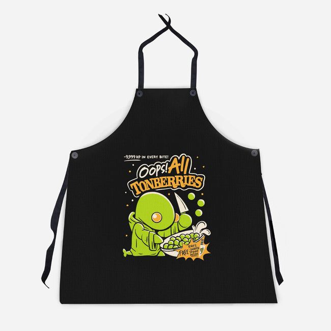 Oops! All Tonberries-Unisex-Kitchen-Apron-Aarons Art Room