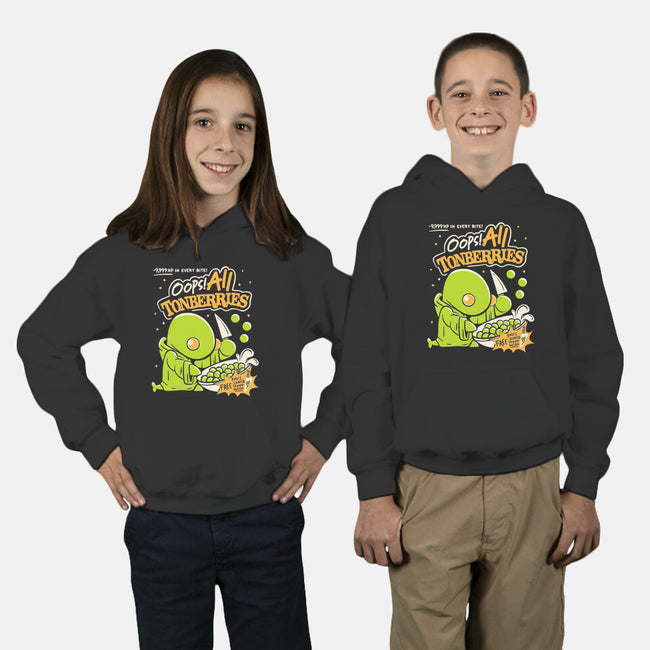 Oops! All Tonberries-Youth-Pullover-Sweatshirt-Aarons Art Room