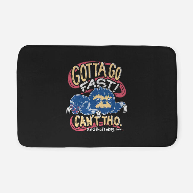 Can't Go Fast-None-Memory Foam-Bath Mat-Aarons Art Room