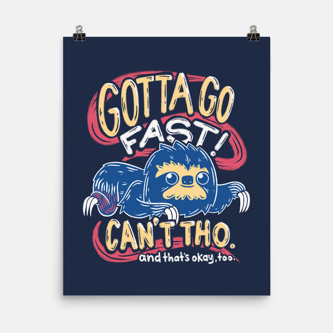 Can't Go Fast-None-Matte-Poster-Aarons Art Room