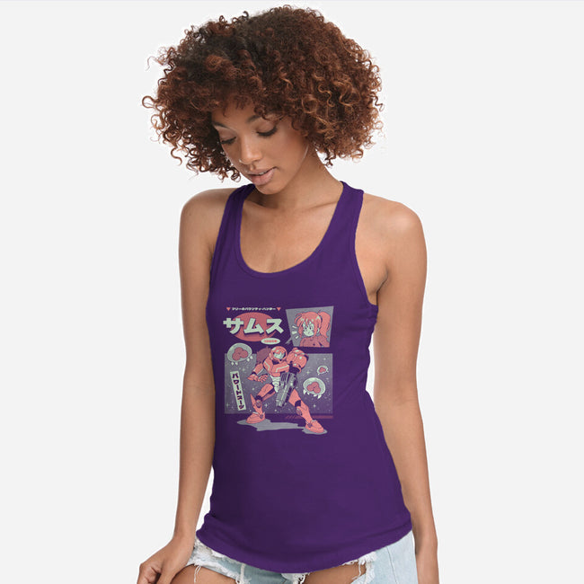 Bounty Hunter From Space-Womens-Racerback-Tank-ilustrata