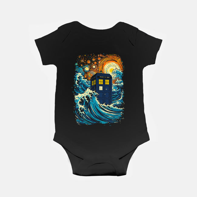 The Great Tardis-Baby-Basic-Onesie-kharmazero