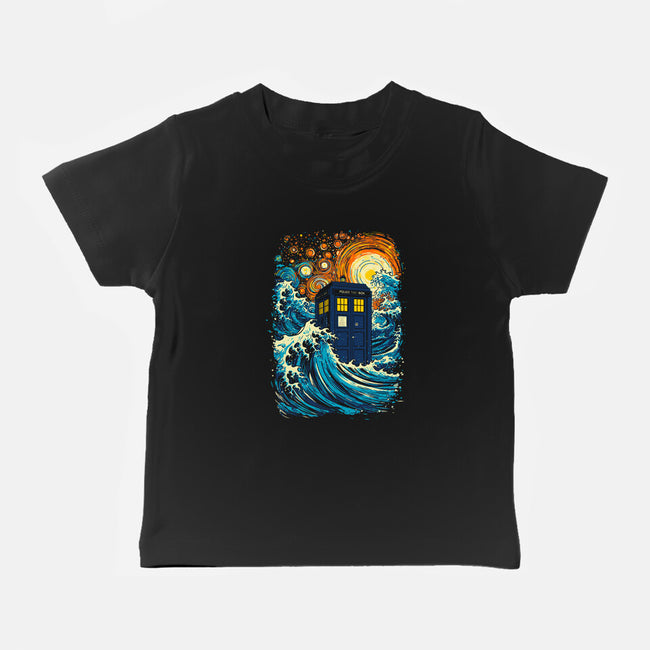 The Great Tardis-Baby-Basic-Tee-kharmazero