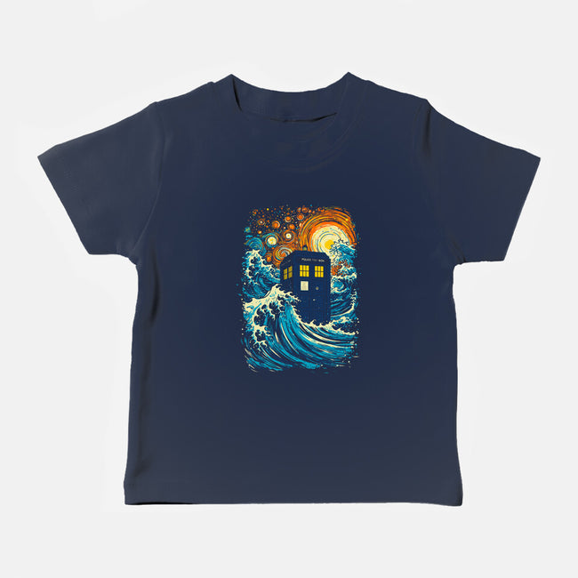 The Great Tardis-Baby-Basic-Tee-kharmazero