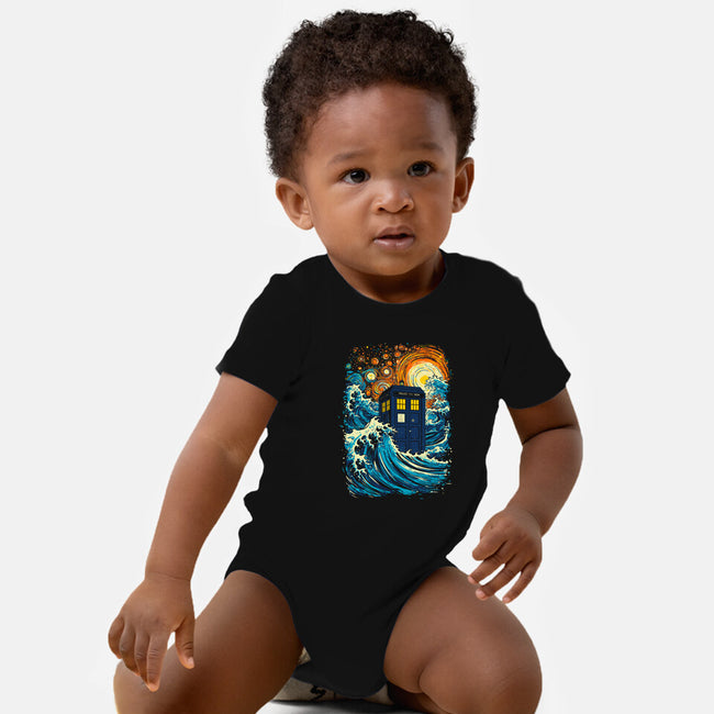 The Great Tardis-Baby-Basic-Onesie-kharmazero