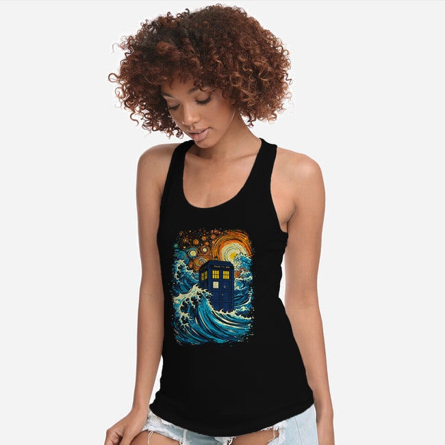 The Great Tardis-Womens-Racerback-Tank-kharmazero