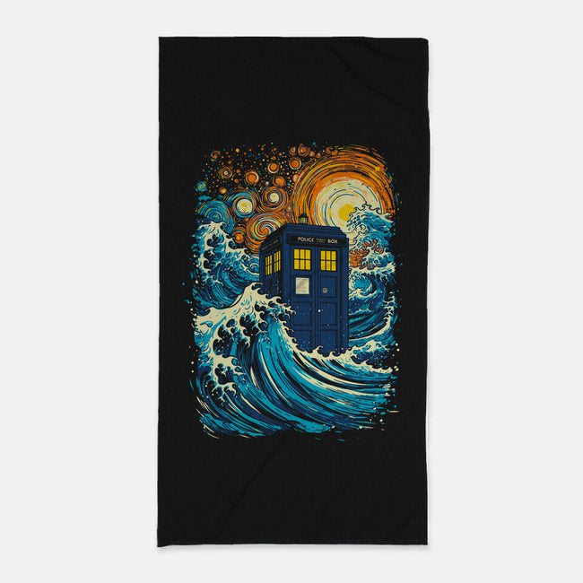 The Great Tardis-None-Beach-Towel-kharmazero