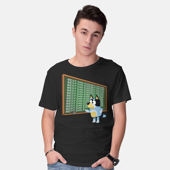 Best Dad Ever-Mens-Basic-Tee-MaxoArt