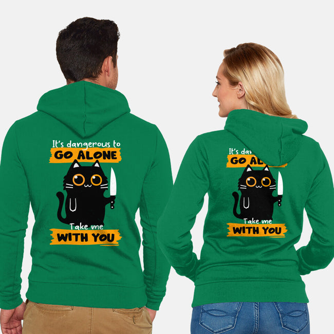 Take Me With You-Unisex-Zip-Up-Sweatshirt-Xentee