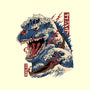 Great Godzilla-None-Fleece-Blanket-gaci