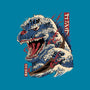 Great Godzilla-None-Fleece-Blanket-gaci