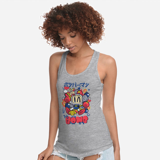 Da Bomb-Womens-Racerback-Tank-Arinesart