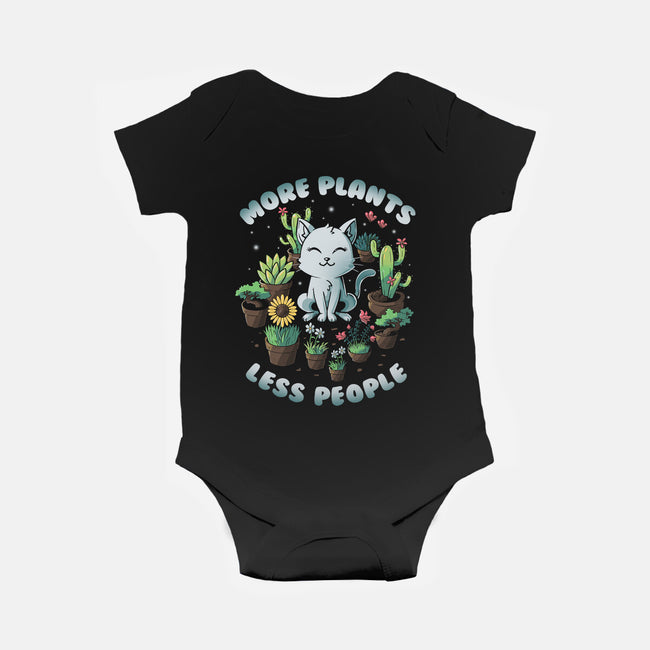 More Plants Less People-Baby-Basic-Onesie-koalastudio