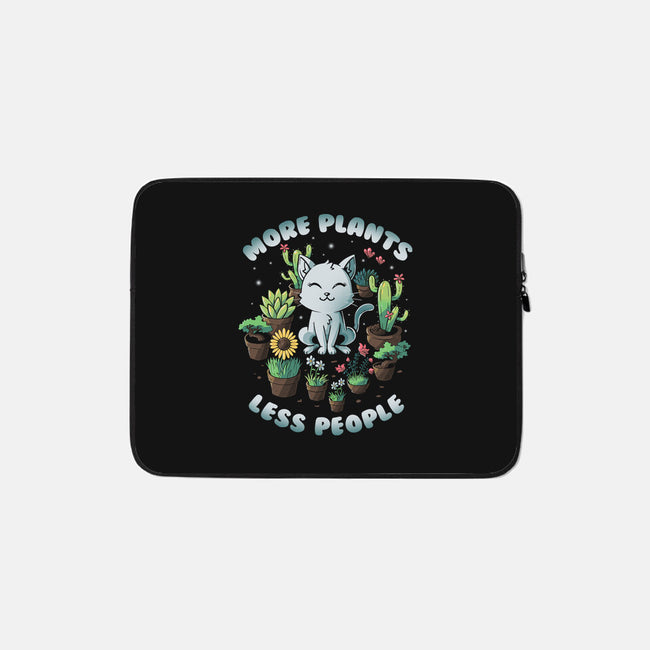 More Plants Less People-None-Zippered-Laptop Sleeve-koalastudio