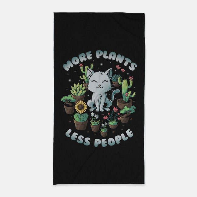 More Plants Less People-None-Beach-Towel-koalastudio