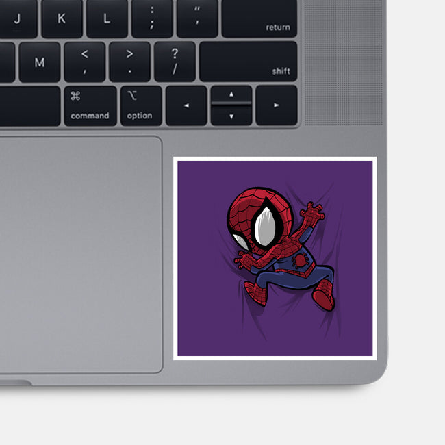 My Portable Spidey-None-Glossy-Sticker-zascanauta