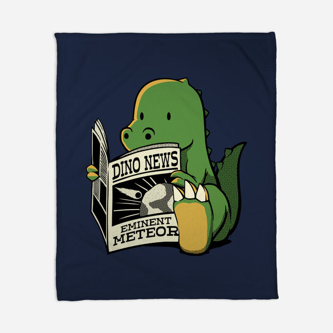 Jurassic News-None-Fleece-Blanket-tobefonseca