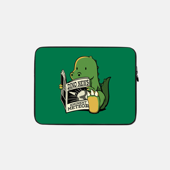 Jurassic News-None-Zippered-Laptop Sleeve-tobefonseca