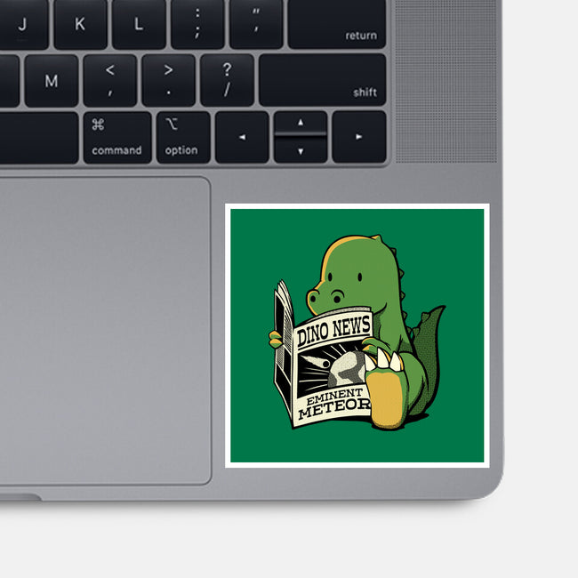 Jurassic News-None-Glossy-Sticker-tobefonseca