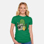 Jurassic News-Womens-Fitted-Tee-tobefonseca