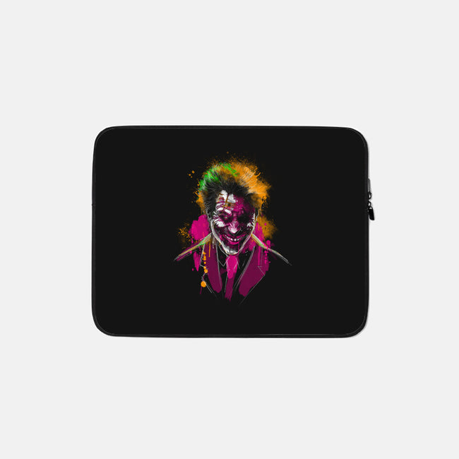 Joking-None-Zippered-Laptop Sleeve-kharmazero