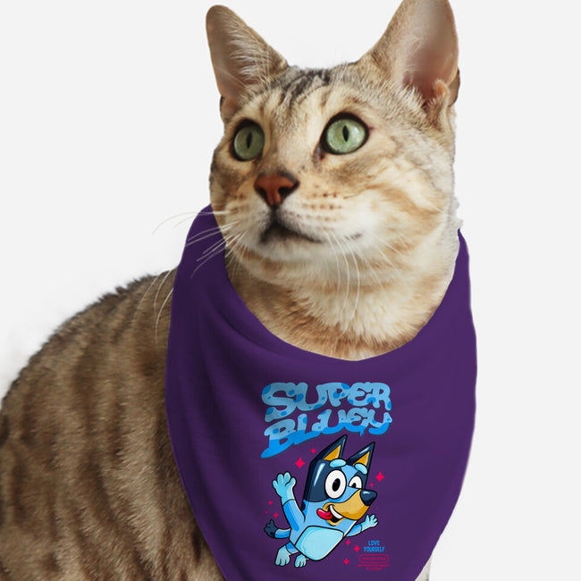 Super Bluey-Cat-Bandana-Pet Collar-spoilerinc