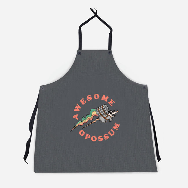 Awesome Opossum-Unisex-Kitchen-Apron-sachpica