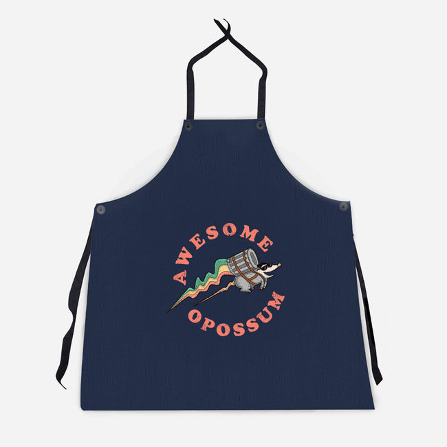 Awesome Opossum-Unisex-Kitchen-Apron-sachpica