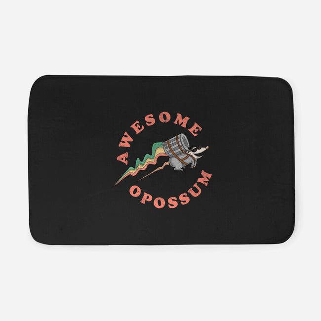 Awesome Opossum-None-Memory Foam-Bath Mat-sachpica