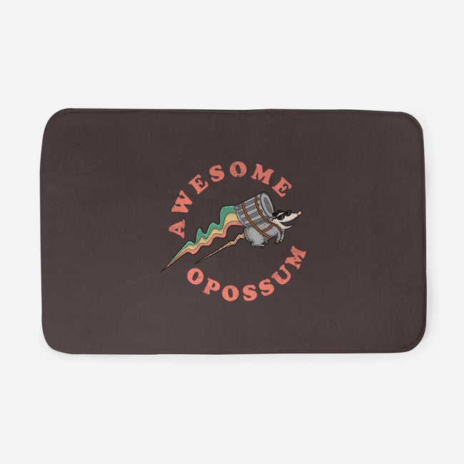 Awesome Opossum-None-Memory Foam-Bath Mat-sachpica