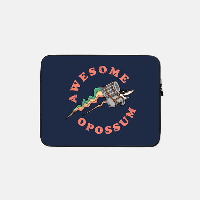 Awesome Opossum-None-Zippered-Laptop Sleeve-sachpica