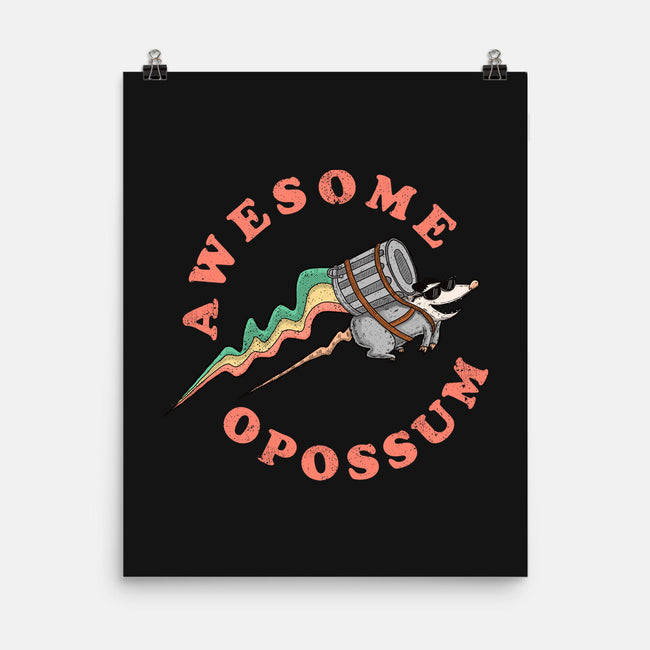 Awesome Opossum-None-Matte-Poster-sachpica